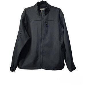 🔥Emerge Softshell Full Zip Long Sleeve Fleece Lined Black Jacket
